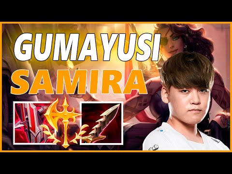 ⚡GUMAYUSI SAMIRA ADC GAMEPLAY⚡SEASON 12 LEAGUE OF LEGENDS