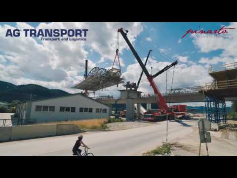 Dvojzdvih berdu o nosnosti cca 190t na D3, úsek Žilina Strážov – Žilina Brodno