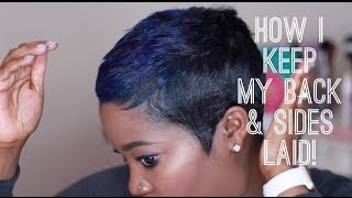 SHORT HAIR | HOW I KEEP MY BACK & SIDES LAID! | THEHAIRAZOR