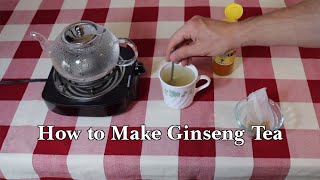 How To Make Ginseng Root Tea Using Ginseng Powder - [How To Use Wisconsin Grown American Ginseng]