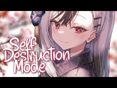 「Nightcore」 Self Destruction Mode - The Chainsmokers, bludnymph ♡ (Lyrics)