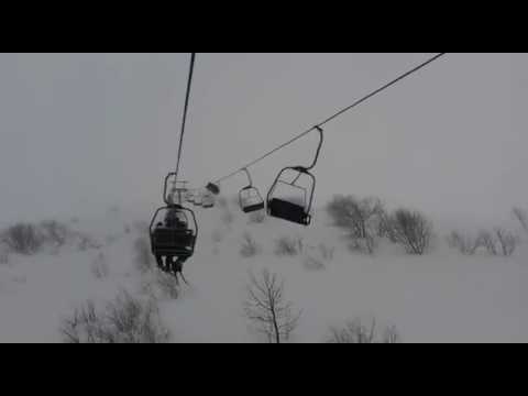 Italy - Skiers Stranded on Chair Lift Survive Strong Winds
