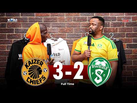 Duba is Arrogant, I Love That | Kaizer Chiefs 3-2 Siwelele | Junior Khanye