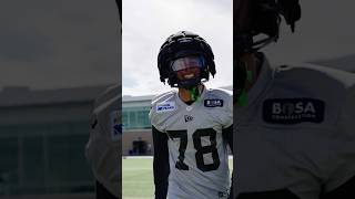 Nate DeMontagnac Corner Route ????‍???? #bclions #cfl #trainingcamp