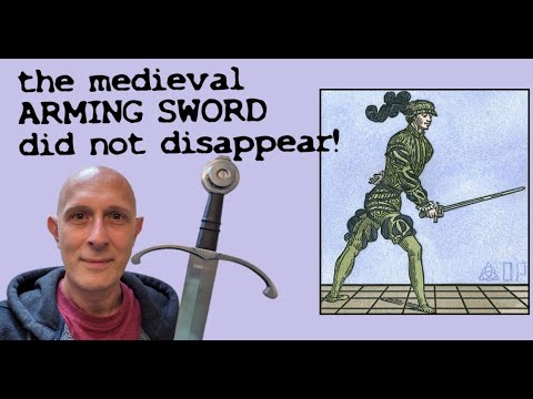 What happened to the MEDIEVAL ARMING SWORD in the Renaissance?