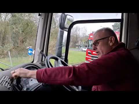 Turning right at a roundabout 3rd exit C+E