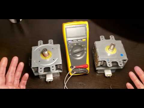 Testing Bad Microwave Oven Magnetron.