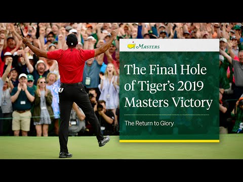 The Final Hole of Tiger's 2019 Victory | Masters Tournament