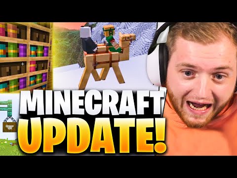 😨😂REACTION to the NEW MINECRAFT UPDATE!  |  Trymac's Stream Highlights