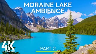 Download lagu 8 HRS Birds' Chirping and Soothing Lake Waves Sounds - 4K Moraine Lake Ambience - Part #2 mp3