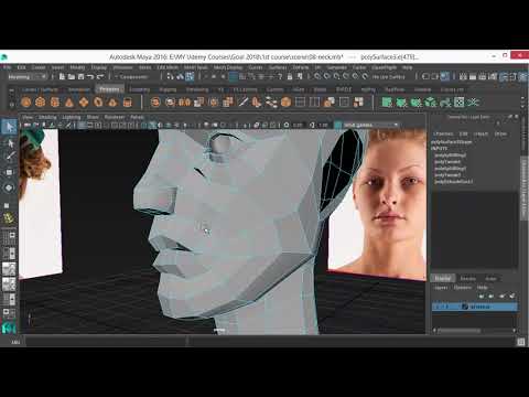 Learn Maya Character Head Modeling for Beginners