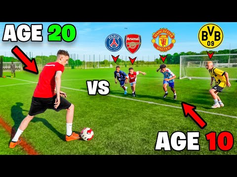 10 Year Old vs. 20 Year Old Footballer.. Who is better?
