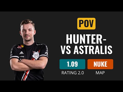 [POV] G2 huNter  VS Astralis [Nuke] | CS GO DEMO