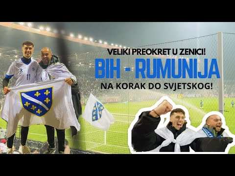 BILI SMO NA UTAKMICI BIH - RUMUNIJA │PONOVO DŽEKO I NEVJEROVATNA ATMOSFERA NA TRIBINAMA!