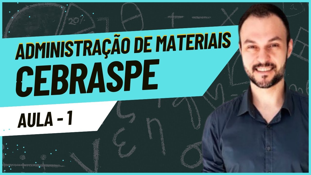 Administração de Recursos Materiais - Questões Cebraspe - Aula 1 - Prof Raphael Nardelli
