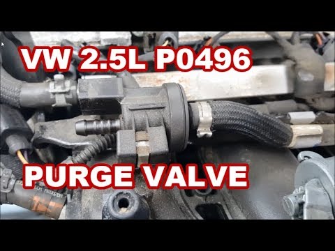 VW BEETLE 2.5L P0496 PURGE VALVE replacement Audi