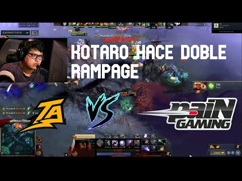 THUNDER PREDATOR VS PAIN GAMING| CLASIFICATORIAS SA TI9| PERU VS BRASIL DOTA 2| KOTARO DOBLE RAMPAGE