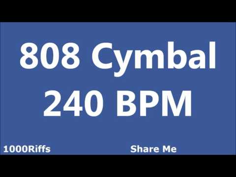 808 Cymbal Metronome : 240 BPM