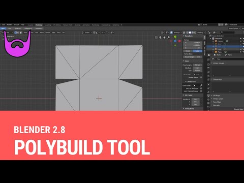 The PolyBuild Tool [Blender 2.8]