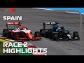 Race Leaders Collide TWICE! F3 Race 2 Highlights | 2021 Spanish Grand Prix