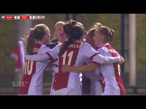 Ajax vrouwen en Valken 68 mascotte
