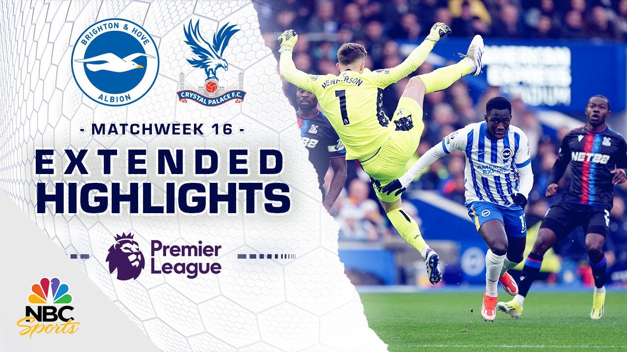 Brighton v. Crystal Palace | PREMIER LEAGUE HIGHLIGHTS | 12/15/2024 | NBC Sports