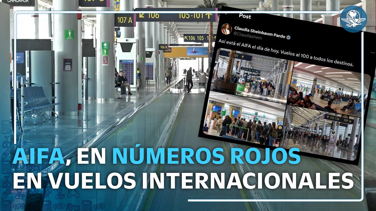 En vísperas del Mundial 2026, AIFA acumula 11 meses en su peor racha internacional