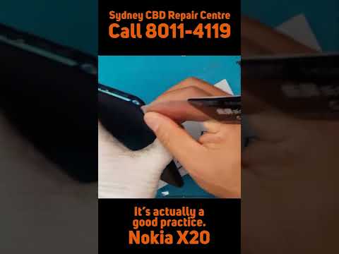 Tape it up, trust me... [NOKIA X20] | Sydney CBD Repair Centre #shorts