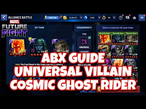 [ABX GUIDE] COSMIC GHOST RIDER - UNIVERSAL VILLAIN | MARVEL FUTURE FIGHT
