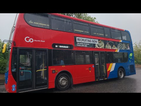 *VERY RARE ON THE 51* East Gateshead Orbit 51 - Go North East 6952 - LX08 ECA