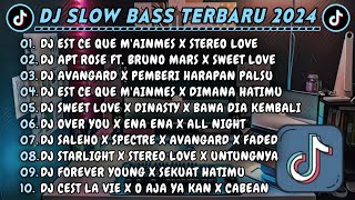 Download lagu DJ SLOWBASS TERBARU 2024 || DJ EST CE QUE M'AINMES X STEREO LOVE || DJ APT ROSE FT. BRUNO MARS VIRAL mp3