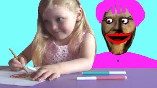 3 маркера челлендж с мамой. 3 marker challenge. Granny #2. Бабка Грэнни.