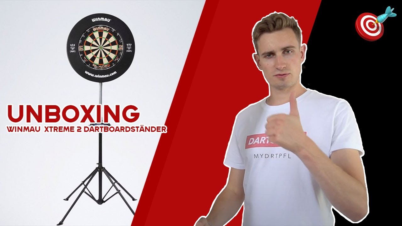 Winmau Dartboardständer Xtreme 2 | UNBOXING | Dart Ständer | myDartpfeilTV