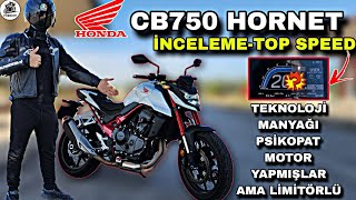 TEKNOLOJİ MANYAĞI HONDA CB750 HORNET İNCELEME VE TOP SPEED & MT07 KATİLİ !.. BU MOTOR FELFENA OLMUŞ