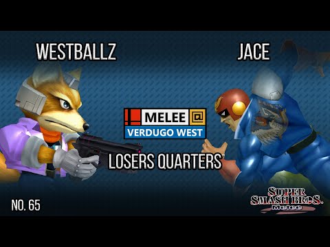Melee @ Verdugo #65 - Westballz (Fox / Falco) VS Jace (Captain Falcon) - SSBM - Losers Quarters