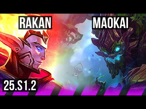 RAKAN & Miss Fortune vs MAOKAI & Kalista (SUP) | KR Grandmaster | 25.S1.2
