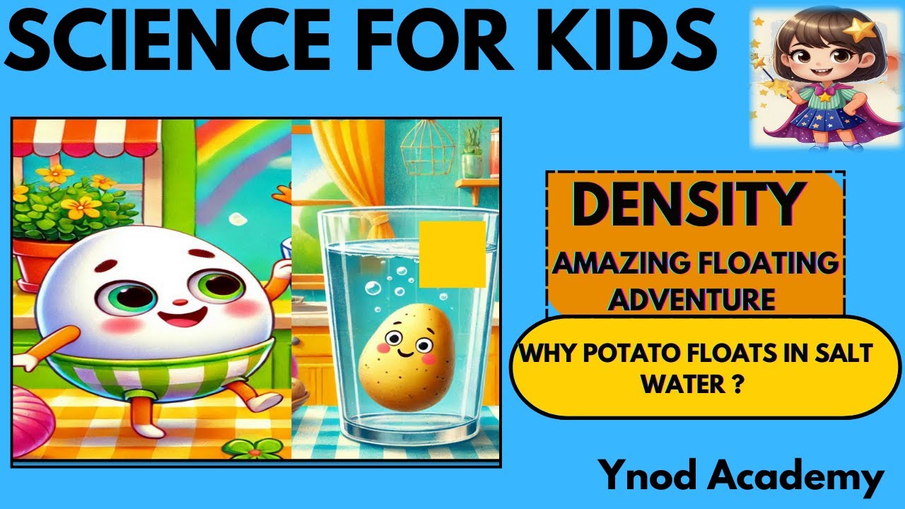Science for Kids: Density, Why potato floats in salt water ?