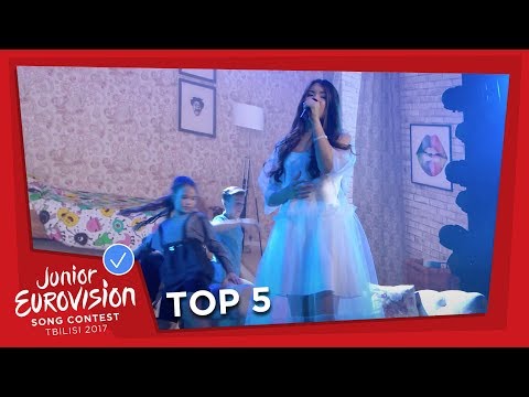 THE TOP 5 OF THE 2017 JUNIOR EUROVISION SONG CONTEST
