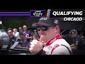 Cole Custer sets the pace for Chicago, earns pole