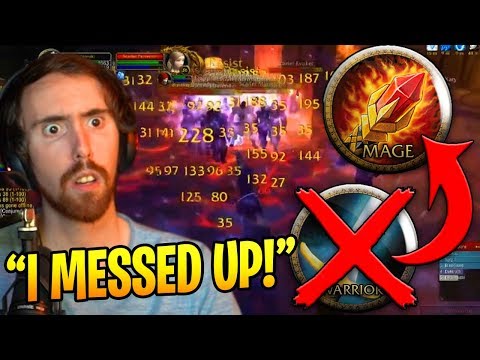 Asmongold Realizes He Rolled The WRONG Class! (WoW Classic Funny Moments #16)