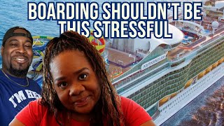 The Roughest Embarkation Day We've Ever Experienced with Royal Caribbean | Independence of the Seas