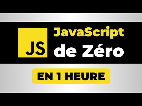 Apprendre JavaScript en 1 heure - Cours Complet Débutant (4K)