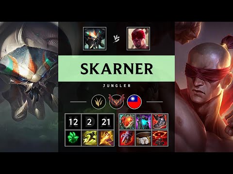 Skarner Jungle vs Lee Sin - TW Grandmaster Patch 25.13