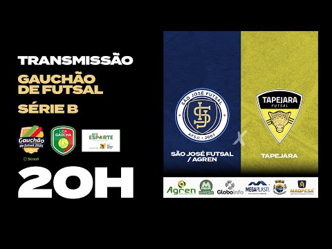 SÃO JOSÉ X TAPEJARA - Gauchão de Futsal Série B