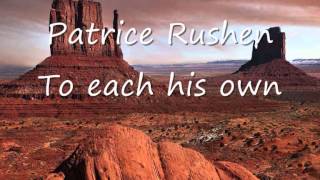 Patrice Rushen - To each his own