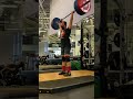 Clean & Jerk 120kg x 5 singles