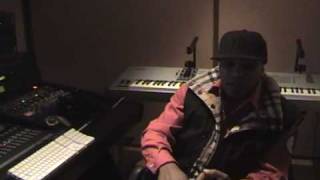 Producer Kenny Smoove in the lab (MMG Studios) with Super Producer Carl Shack