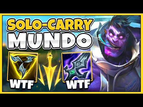 This Mundo Build SOLO-KILLS Entire Teams! (Unreal 1v9 Carry) - League of Legends