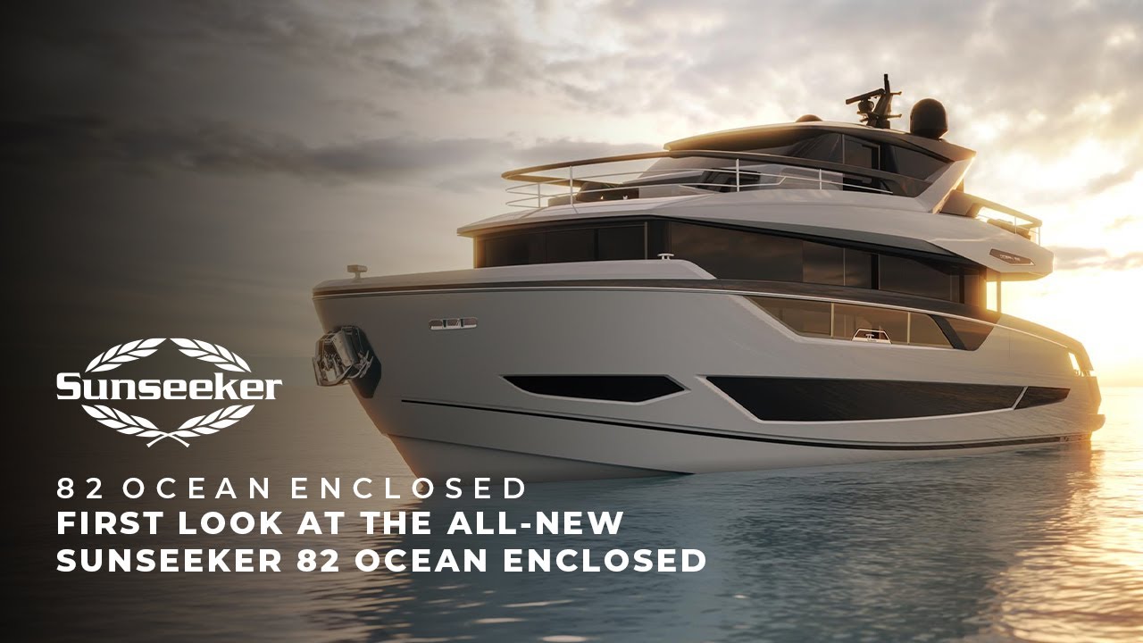 The brand new Sunseeker Ocean 156 - First look CGI Animation