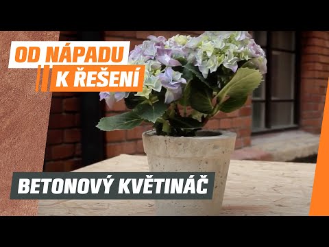 Jak si vyrobit betonový květináč?